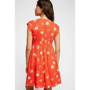 Free People Dresses Free People Greatest Day Smocked Floral Dress Size Small Poshmark